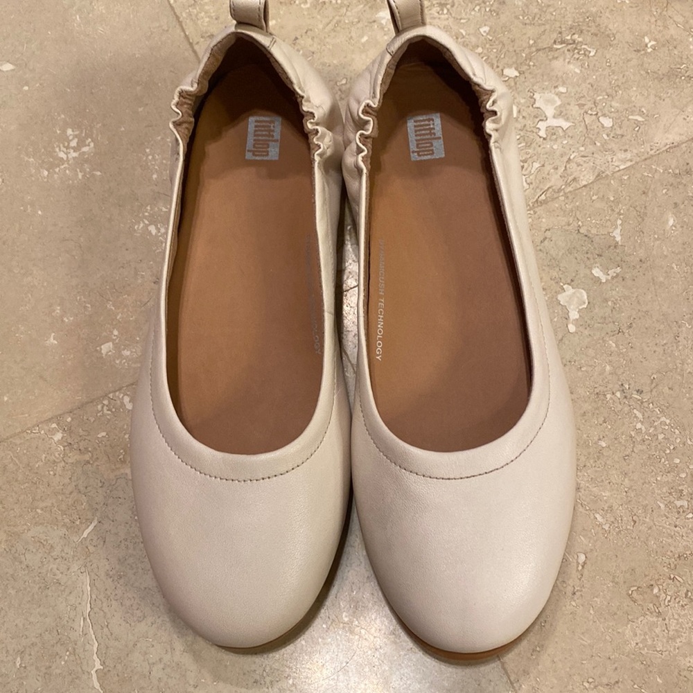 FitFlop Allegro Stone Ballet Flats Size 10